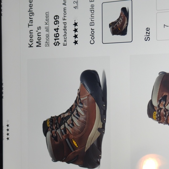 🥾  Keen  Hiker Leather Shoe Size 13D - Picture 4 of 16